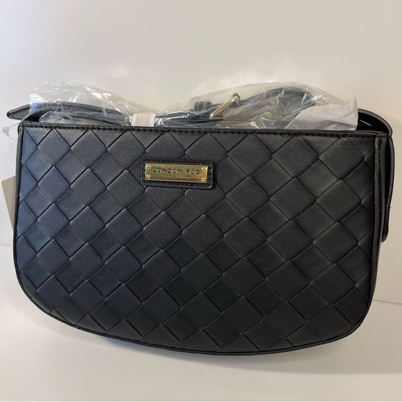 NWT London Fog Iris Woven Shoulder Bag - Picture 2 of 13